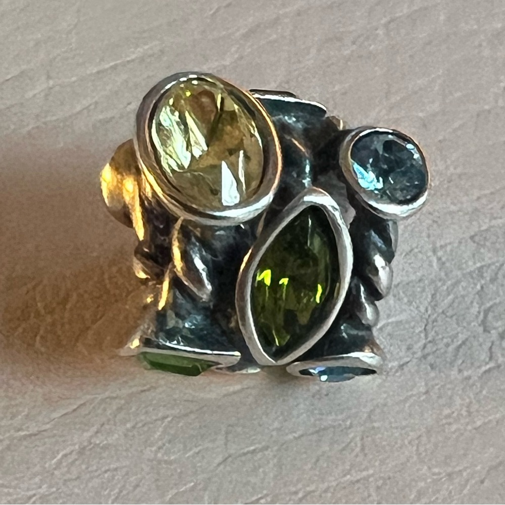 Chamilia Marquis Sterling Silver Swarovski Multi Color Charm Bead